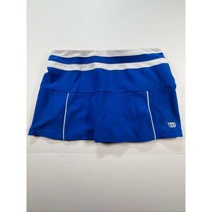 Wilson Tennis Skort  Women’s Size Small Blue White Athletic Skirt Shorts Golf